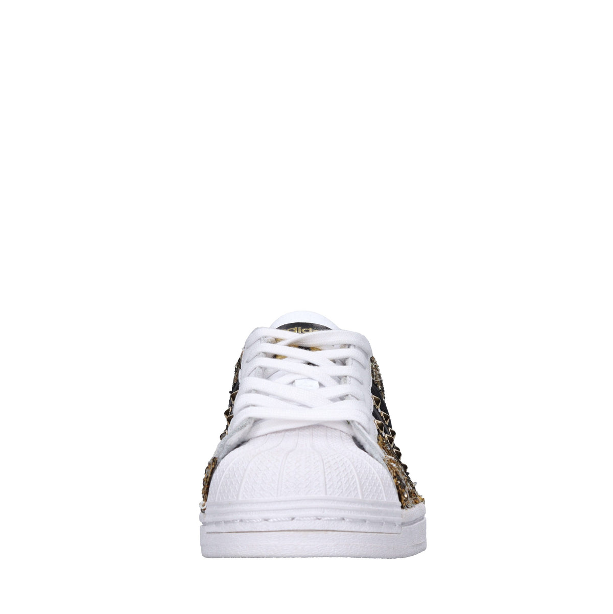 Sneakers in pelle paillettes e glitter 