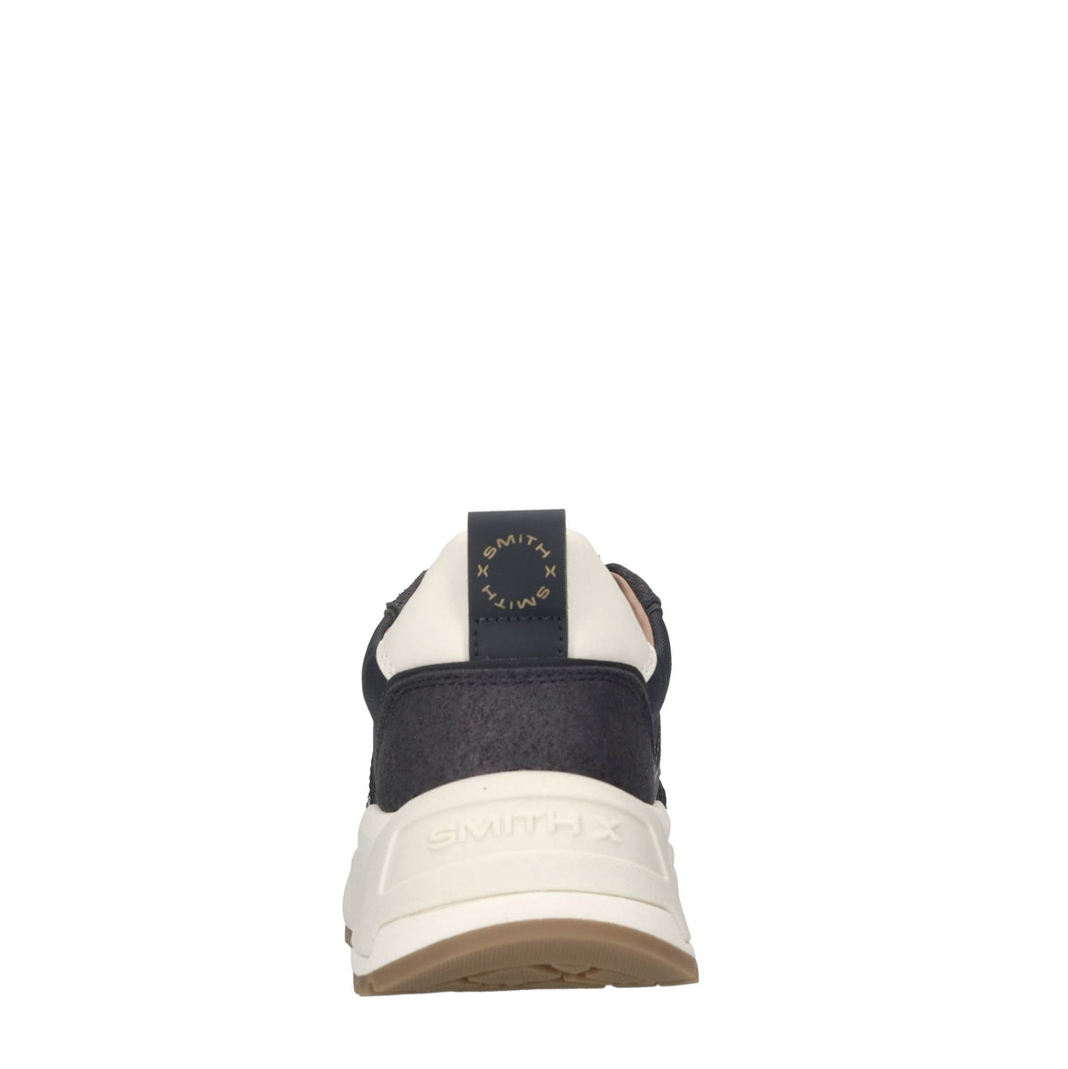 Sneakers in ecopelle e tessuto 