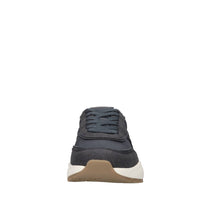 Sneakers in ecopelle e tessuto 