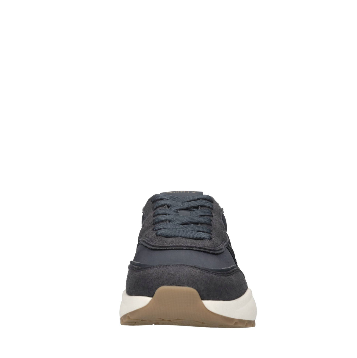 Sneakers in ecopelle e tessuto 