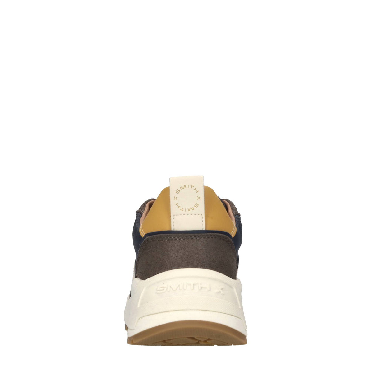 Sneakers in ecopelle e tessuto 