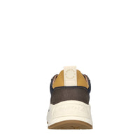 Sneakers in ecopelle e tessuto 