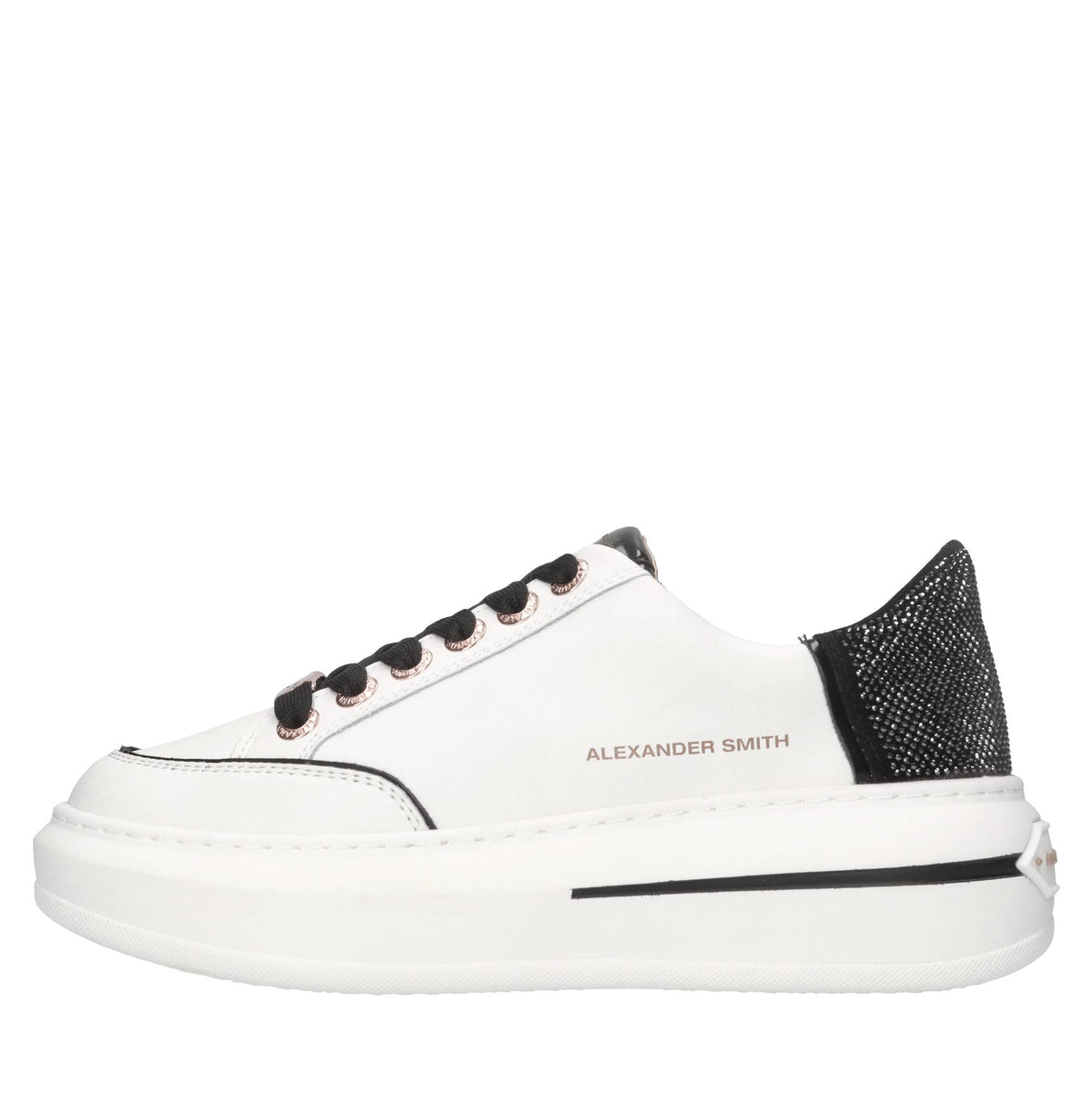 Sneakers in pelle,ecopelle e strass 