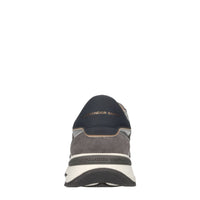 Sneakers in pelle e tessuto 