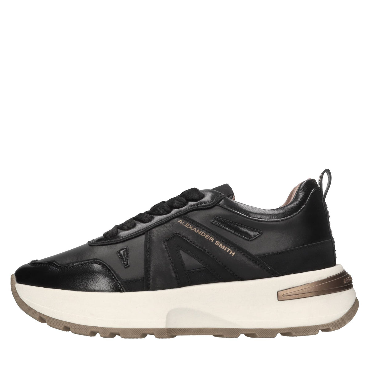 Sneakers in ecopelle e tessuto 