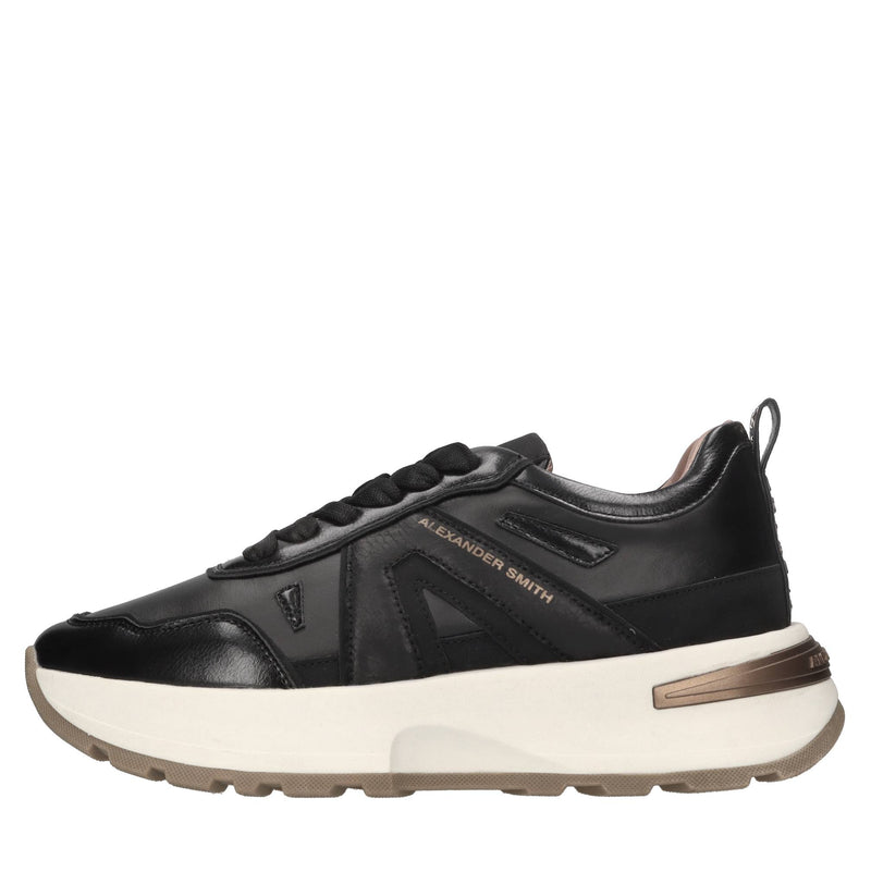 Sneakers in ecopelle e tessuto 