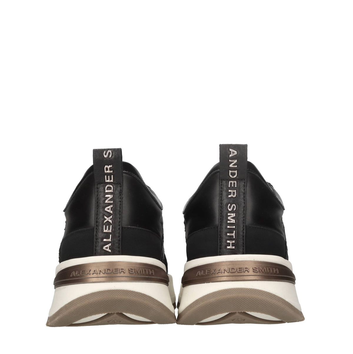 Sneakers in ecopelle e tessuto 