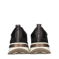 Sneakers in ecopelle e tessuto 