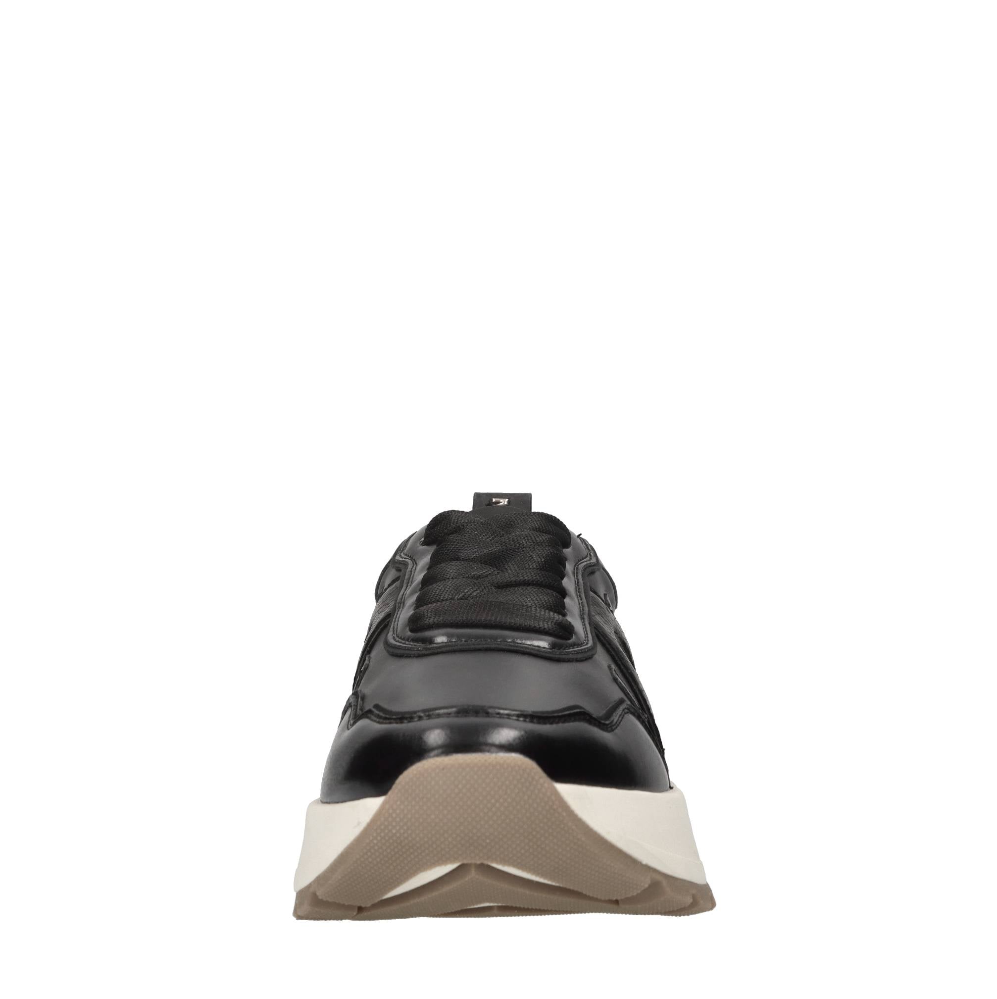 Sneakers in ecopelle e tessuto 