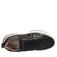 Sneakers in ecopelle e tessuto 