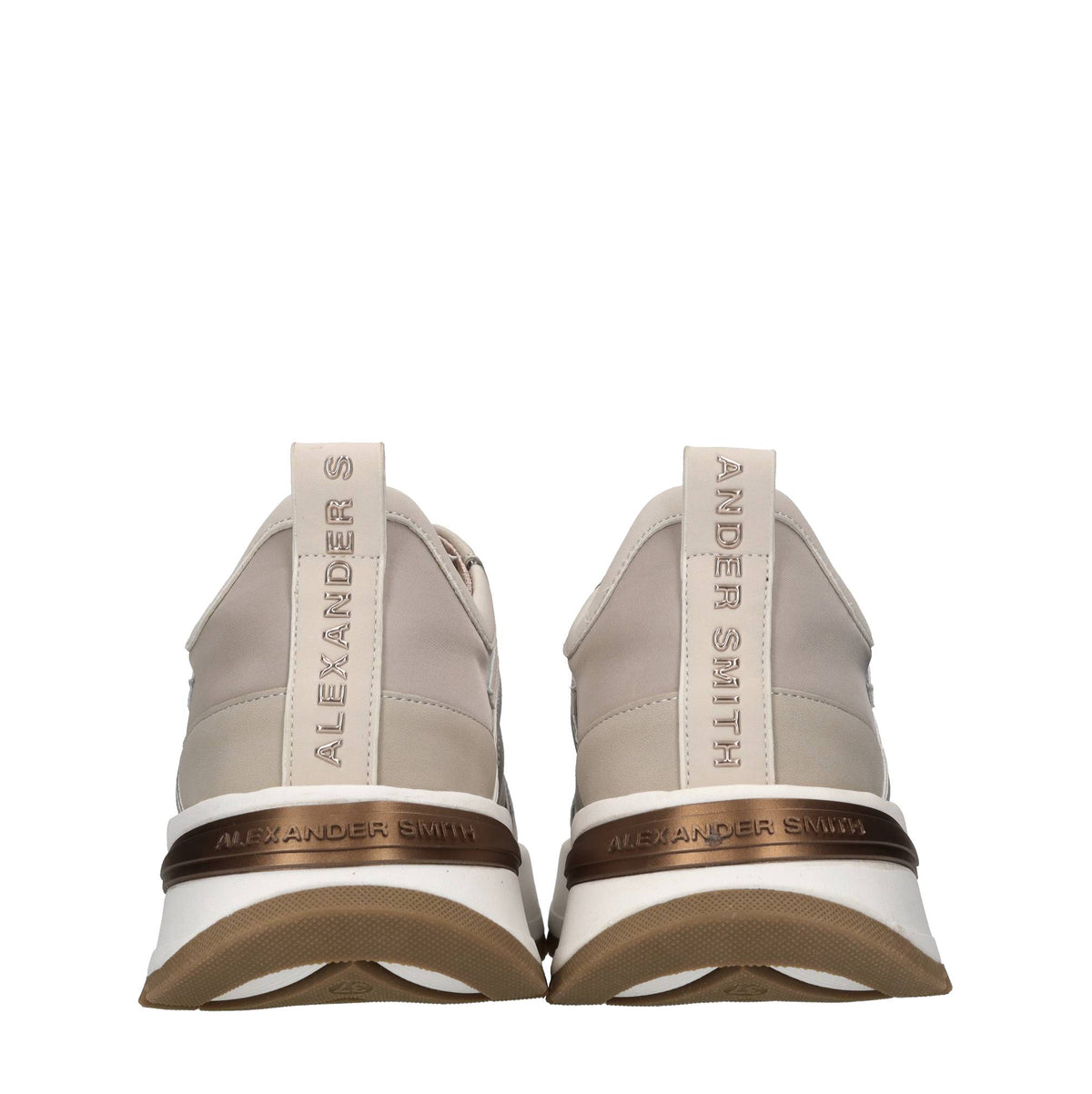 Sneakers in pelle, ecopelle e tessuto 