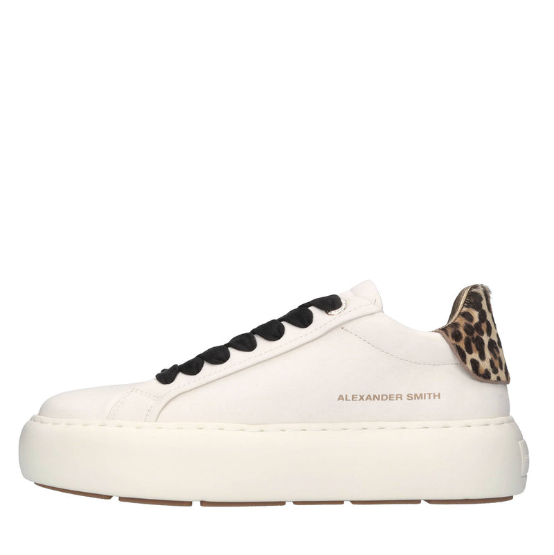 Sneakers in pelle e cavallino 