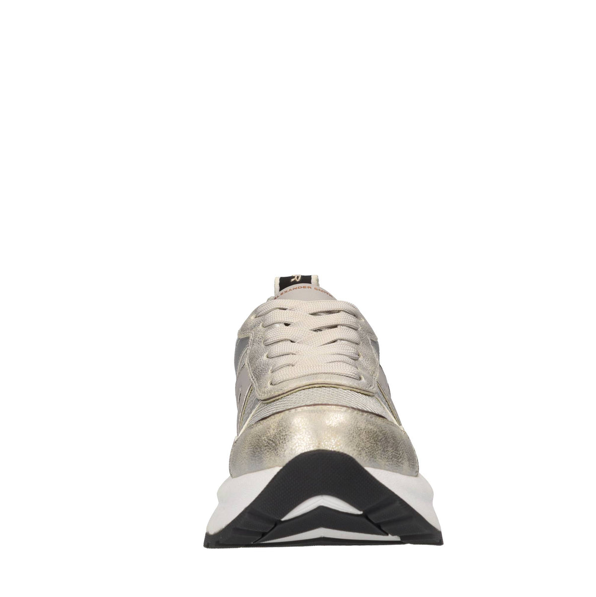 Sneakers in pelle, ecopelle e tessuto 