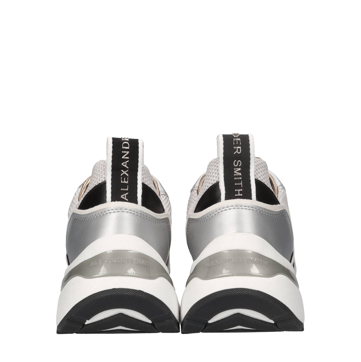 Sneakers in pelle, ecopelle e tessuto 