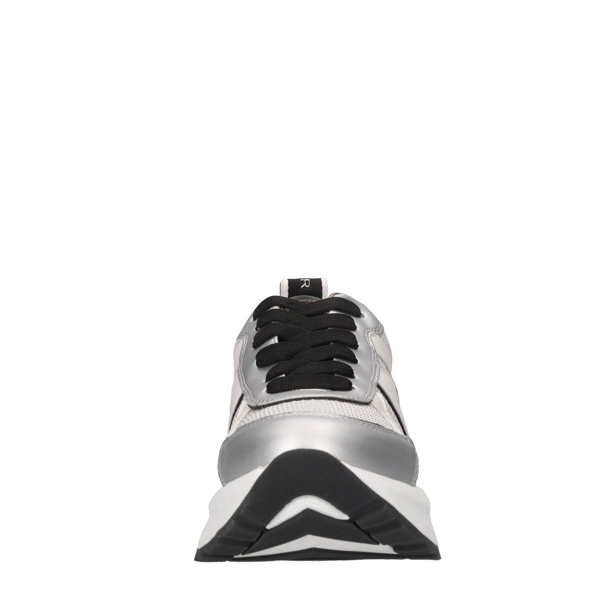 Sneakers in pelle, ecopelle e tessuto 