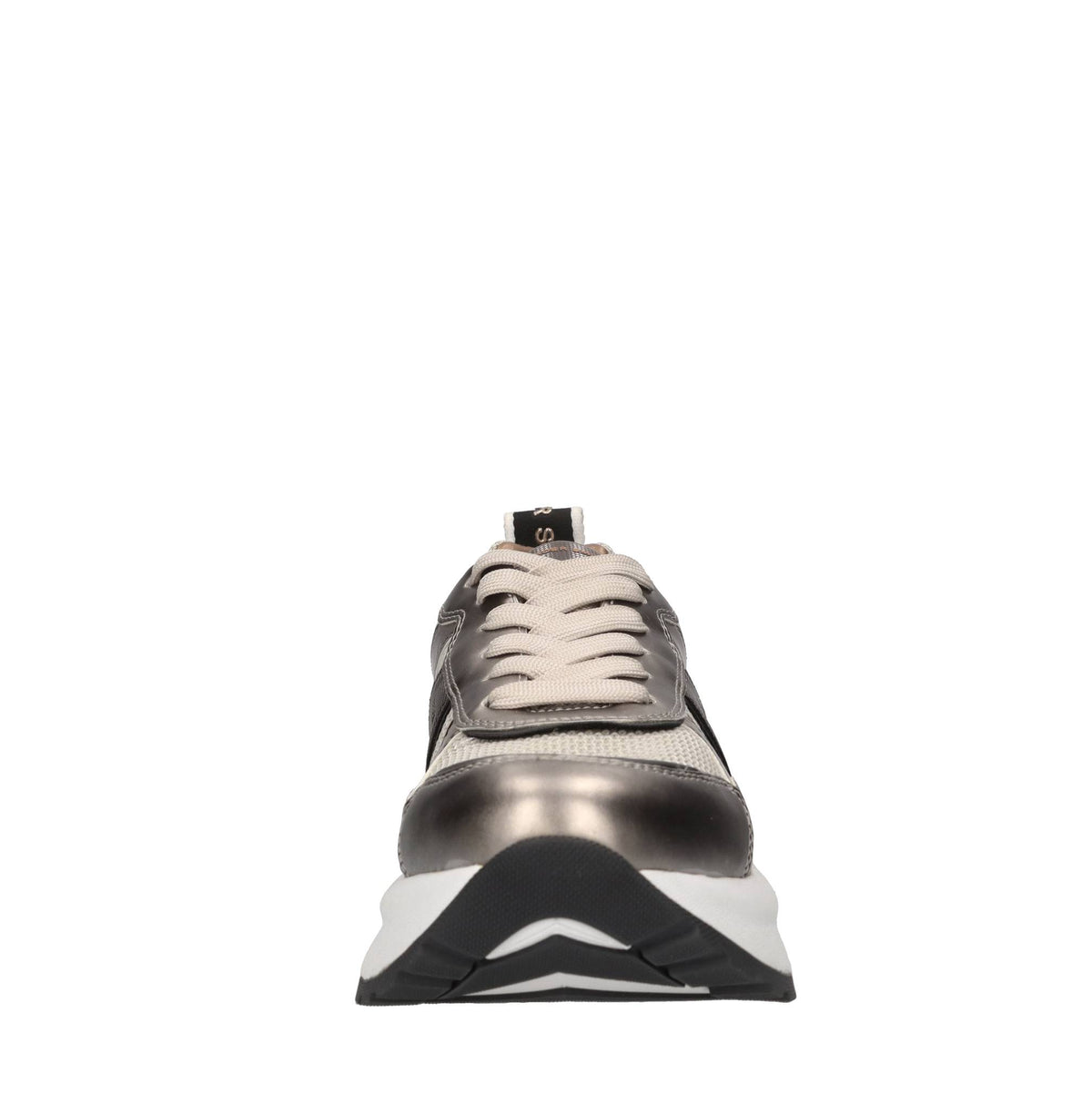 Sneakers in pelle, ecopelle e tessuto 