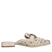 Sabot in pelle e borchie 