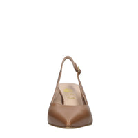 Décolléte slingback in pelle 