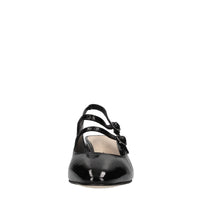 Décolleté slingback in pelle 