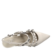 Décolléte slingback in pelle 