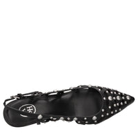 Décolléte slingback  in pelle 