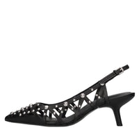 Décolléte slingback  in pelle 