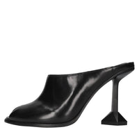 Mules in pelle 