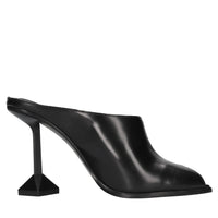 Mules in pelle 