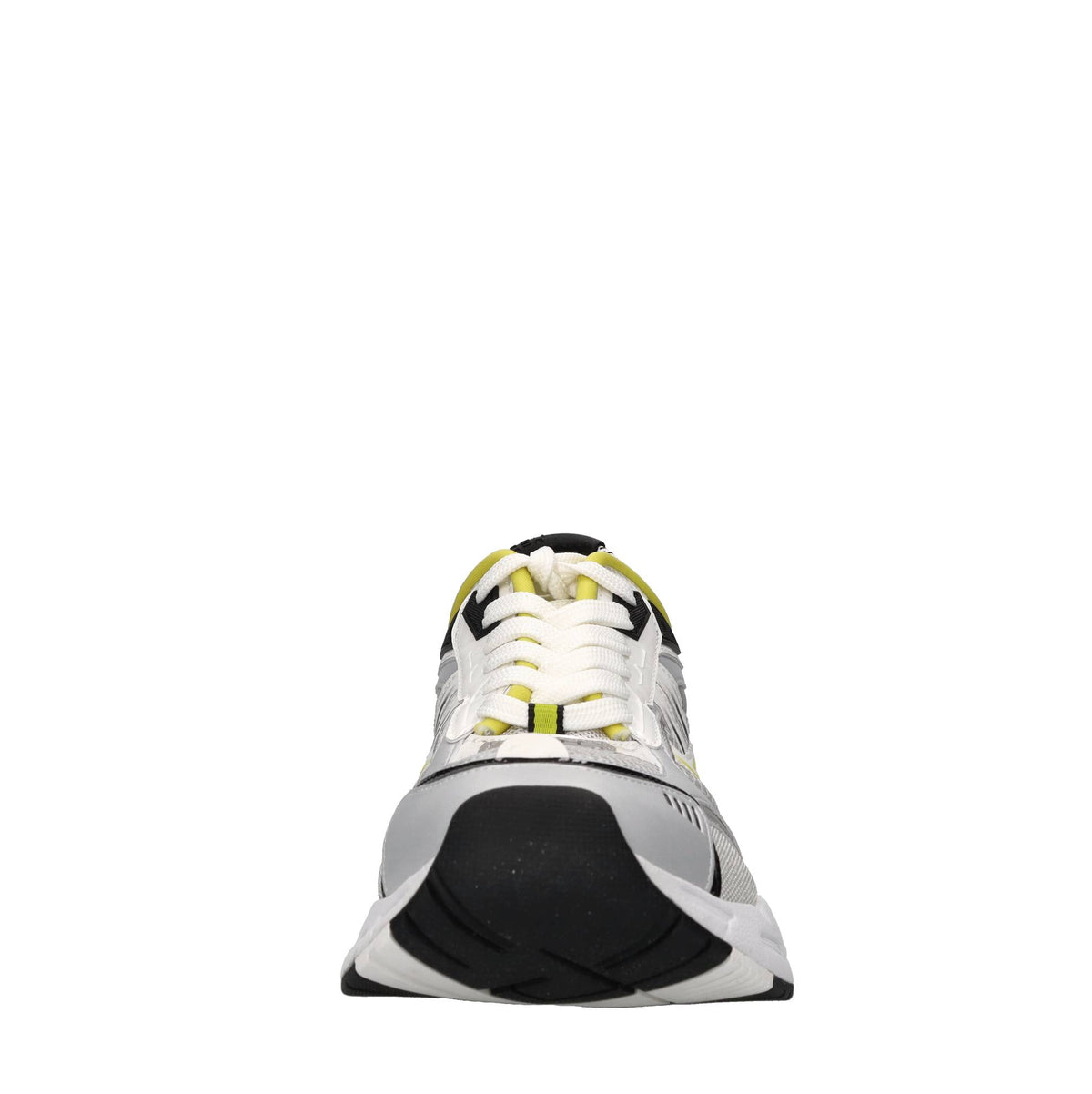 Sneakers in ecopelle e tessuto 