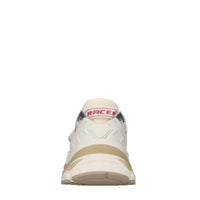 Sneakers in ecopelle e tessuto 