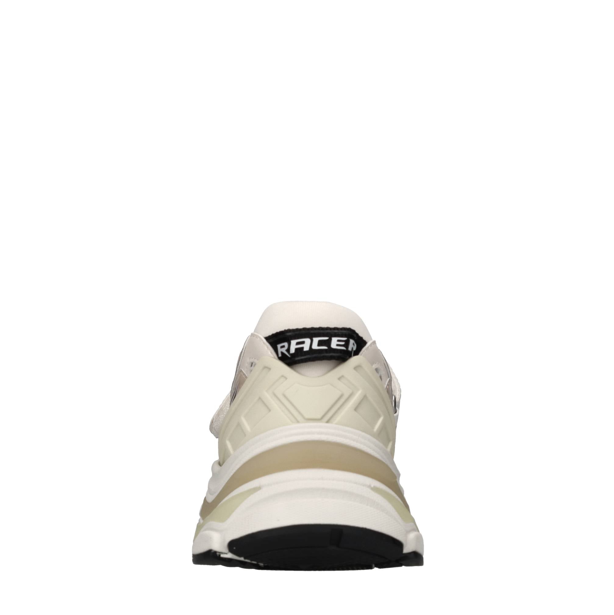 Sneakers in ecopelle e tessuto 