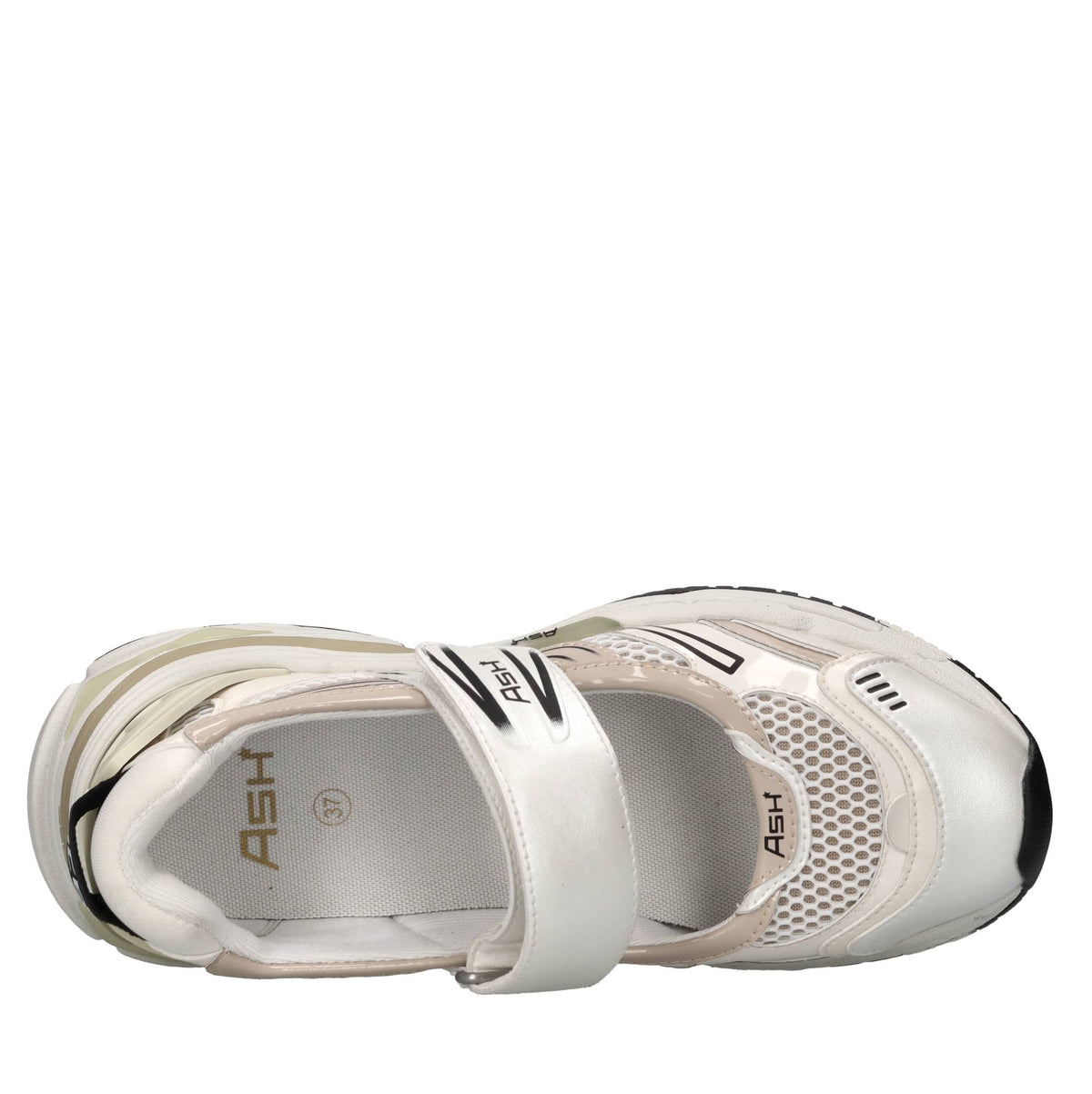 Sneakers in ecopelle e tessuto 
