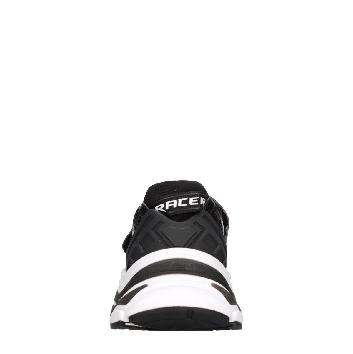 Sneakers in ecopelle e tessuto 