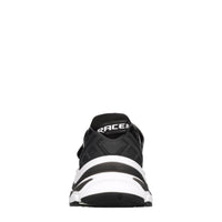 Sneakers in ecopelle e tessuto 