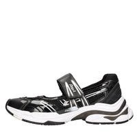 Sneakers in ecopelle e tessuto 