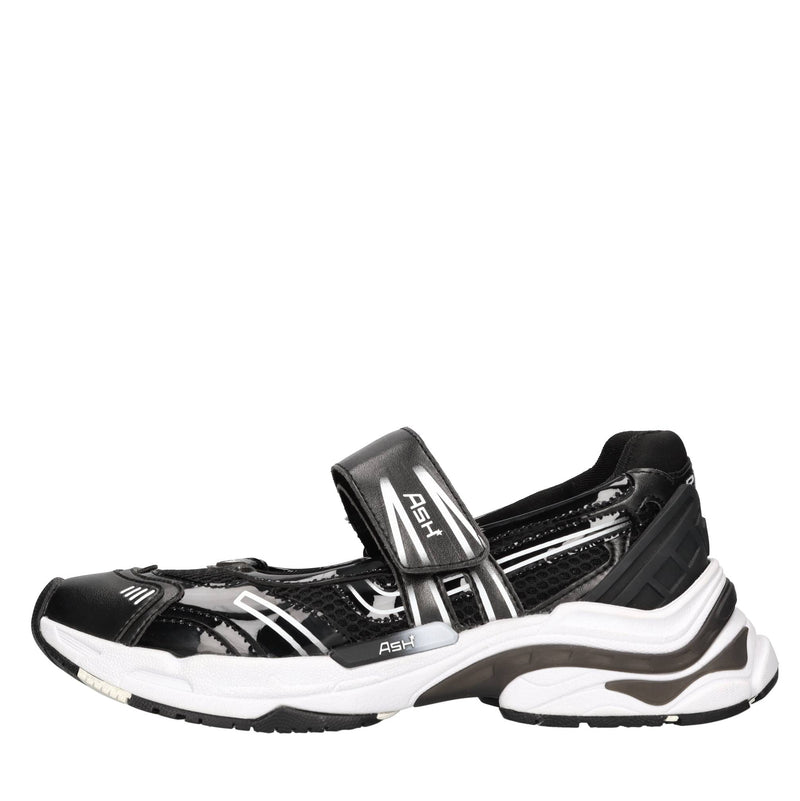 Sneakers in ecopelle e tessuto 