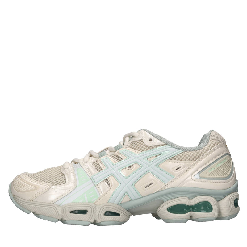 Sneakers in ecopelle e tessuto 