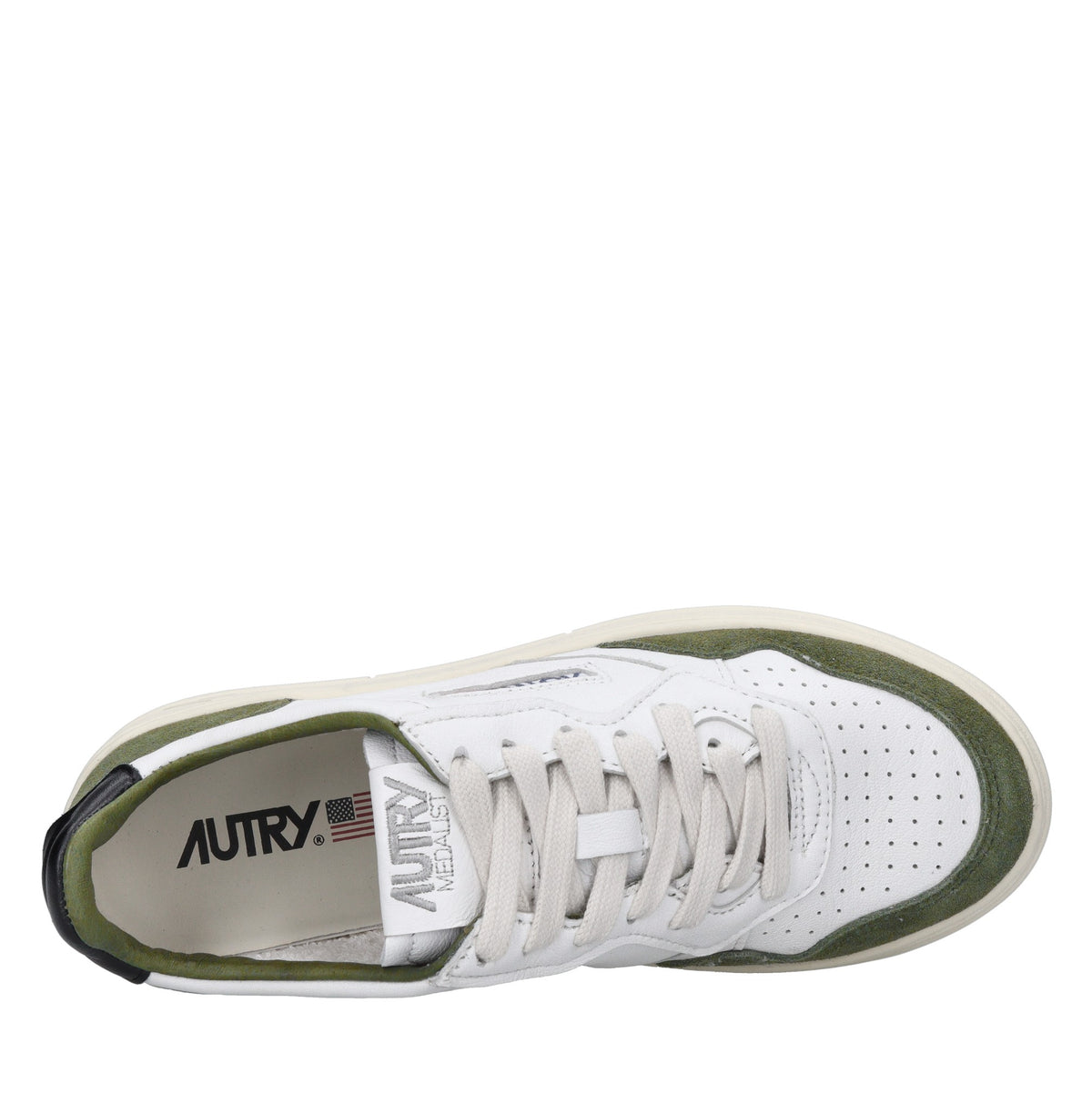 Sneakers in pelle e camoscio 