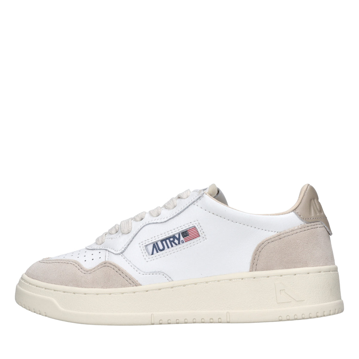 Sneakers in pelle e camoscio 