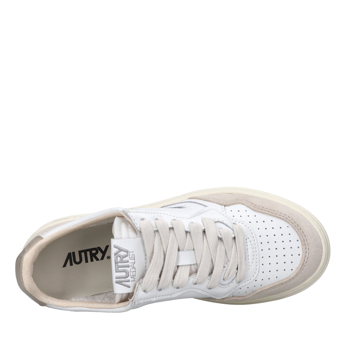 Sneakers in pelle e camoscio 