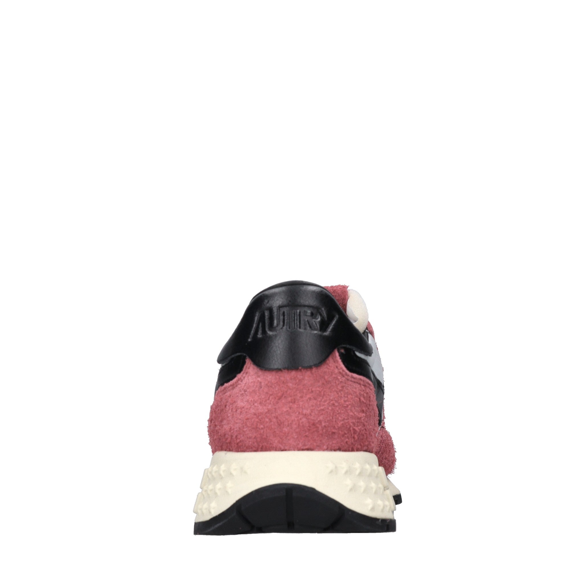 Sneakers in pelle camoscio e tessuto 