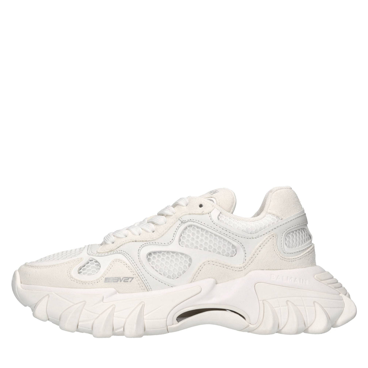 Sneakers in pelle,camoscio e tessuto 