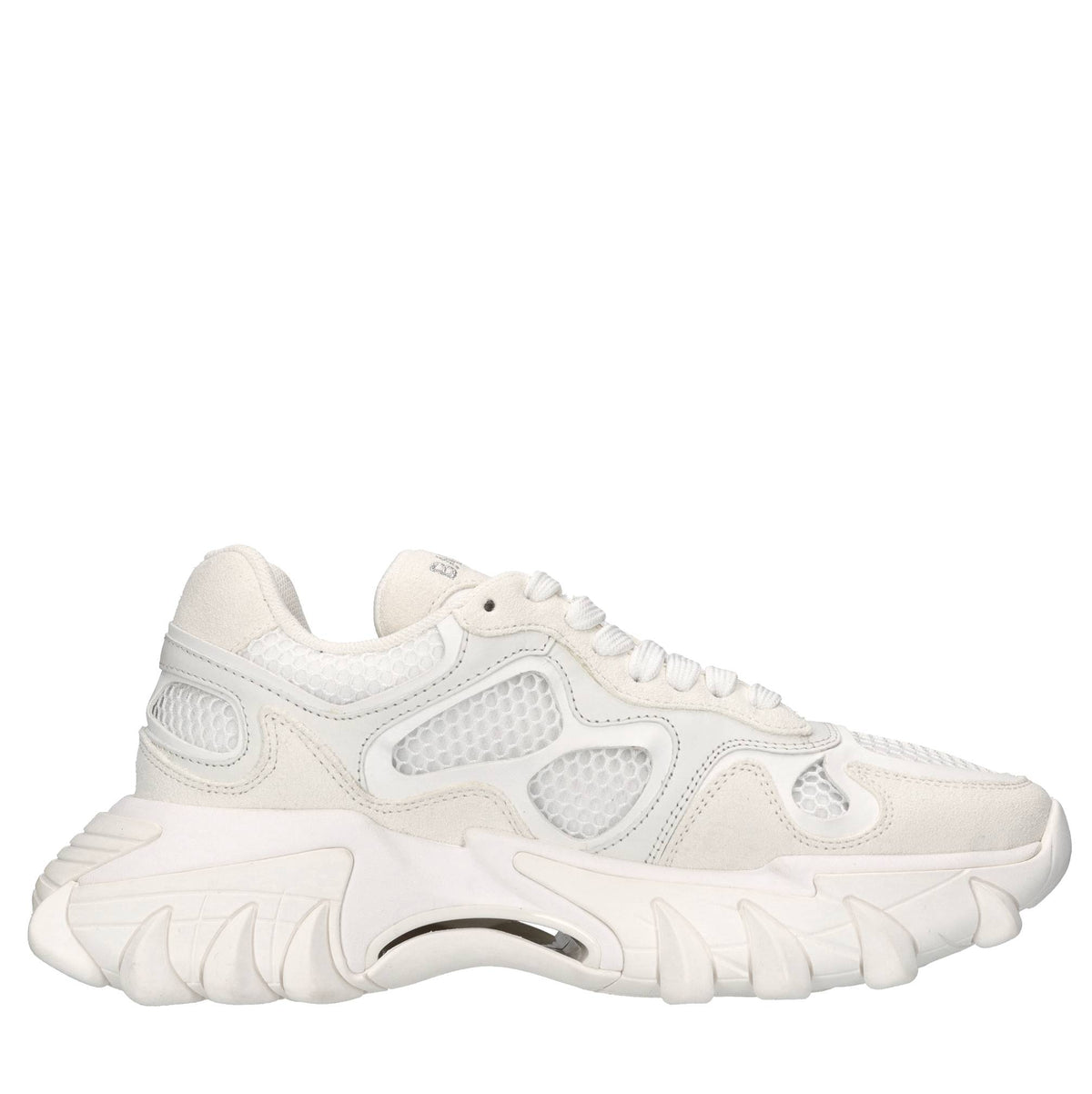 Sneakers in pelle,camoscio e tessuto 