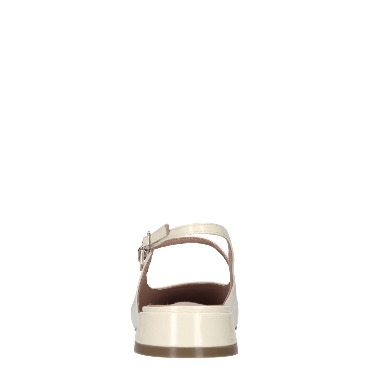 Décolleté slingback in vernice 
