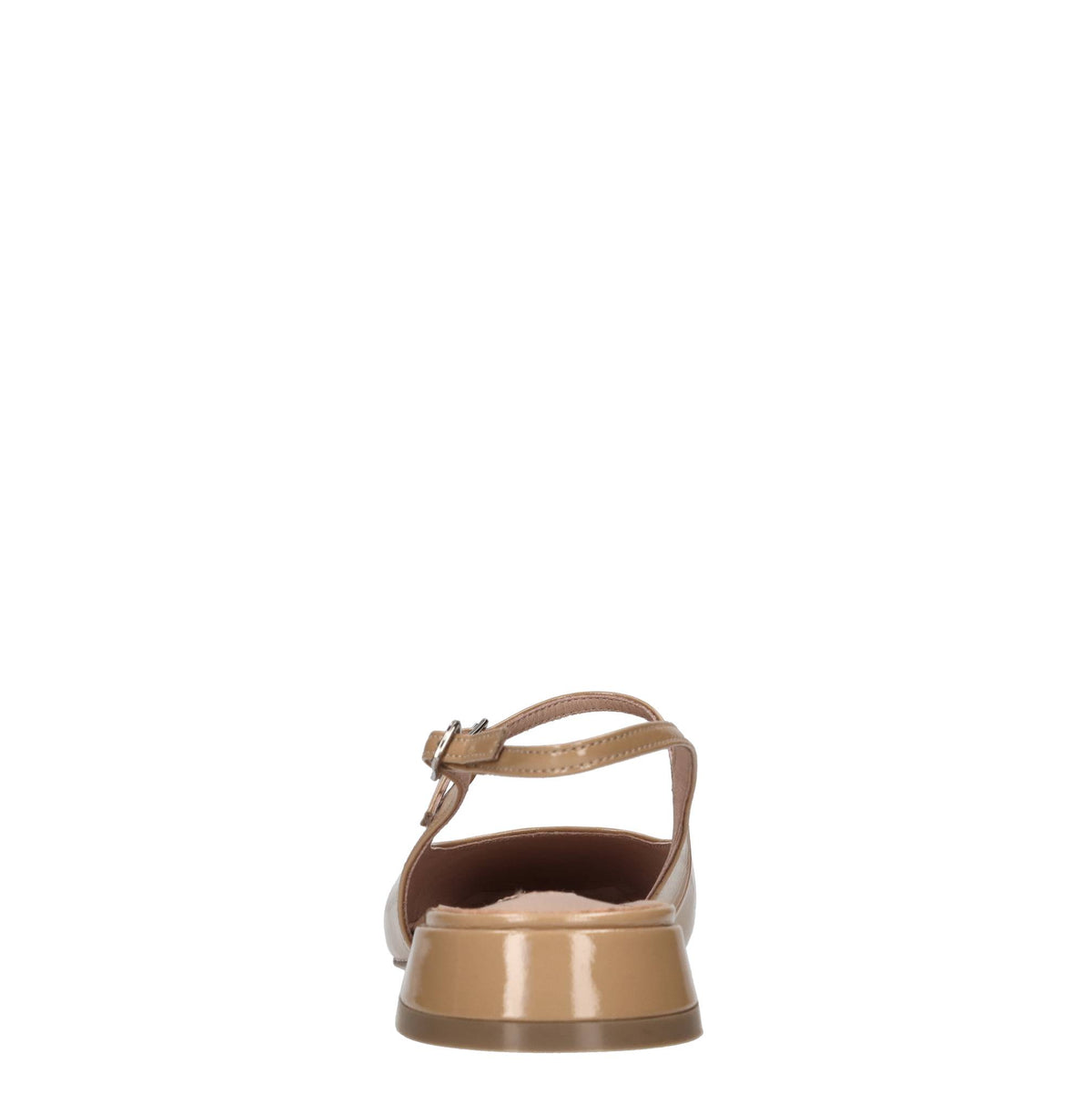 Décolleté slingback in vernice 