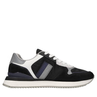 Sneakers in pelle,ecopelle e tessuto 