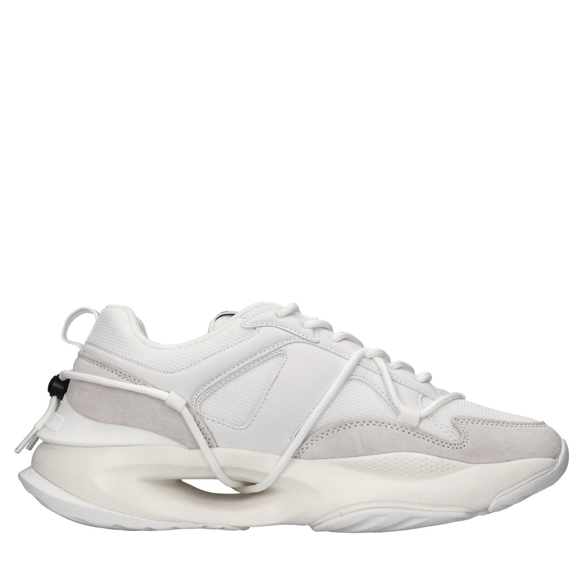 Sneakers in pelle,ecopelle e tessuto 