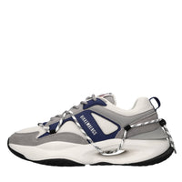 Sneakers in pelle,ecopelle e tessuto 