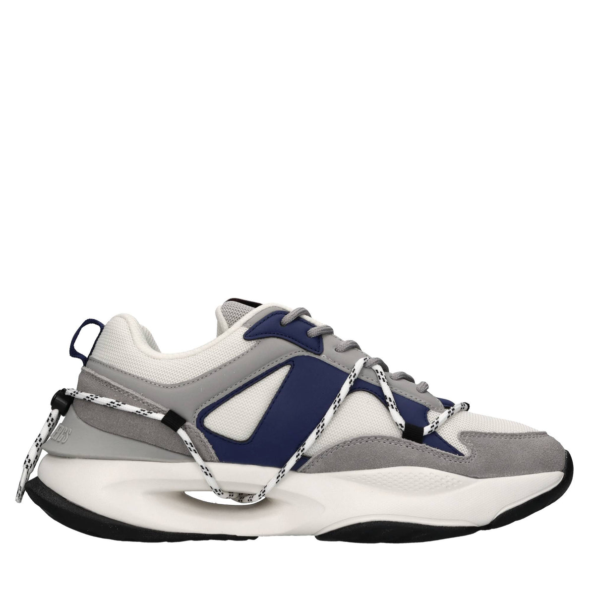 Sneakers in pelle,ecopelle e tessuto 