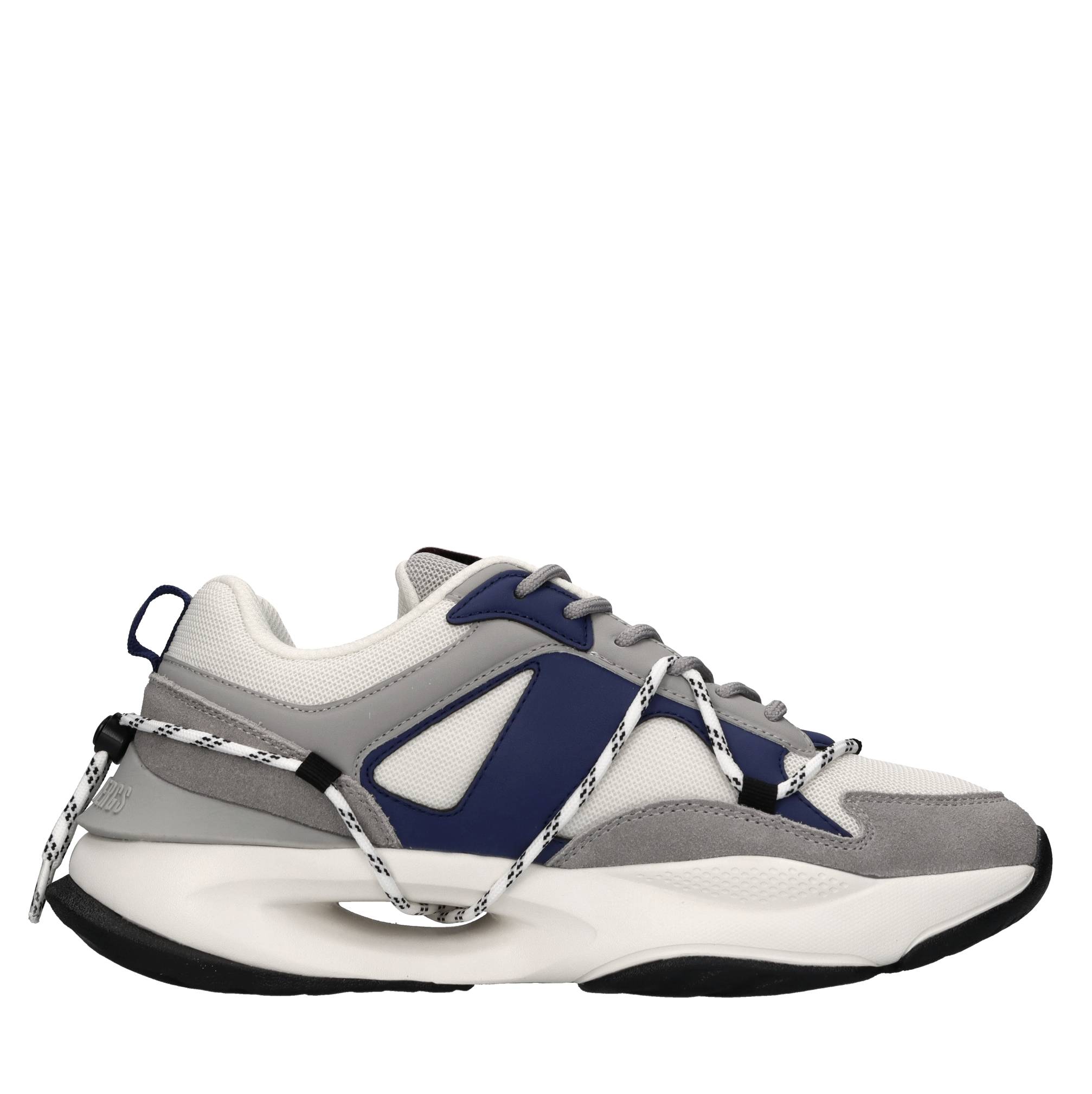 Sneakers in pelle,ecopelle e tessuto 